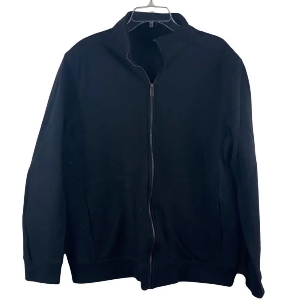 Apt 9 Black diamond zip up Sweatshirt- Size L